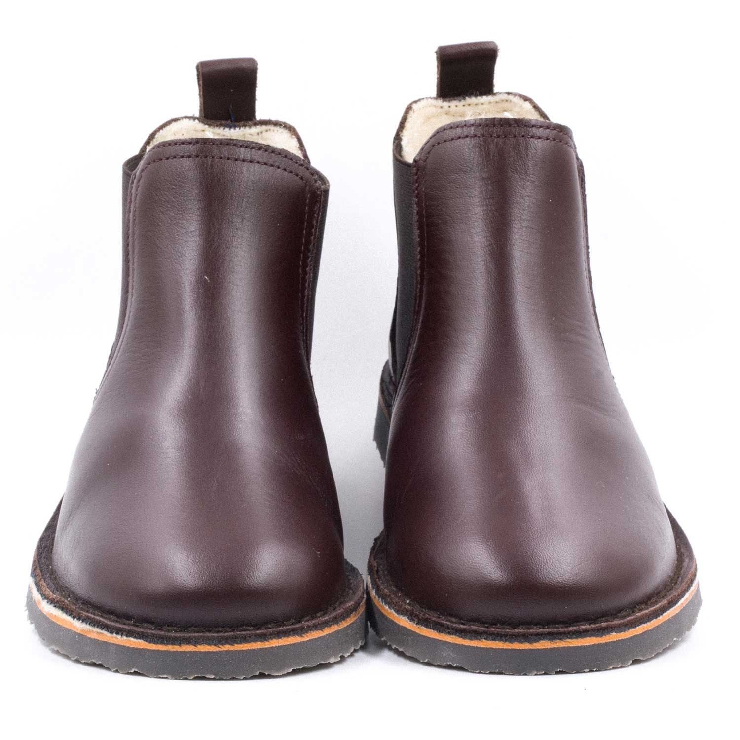 Boni Sergueï - boots fourrées marron