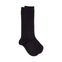 CONDOR - Gerippte Socken