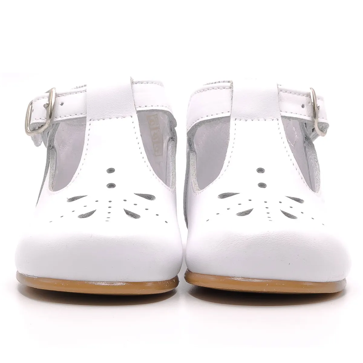 Boni Carol - Leather Buckle First Walking Shoes