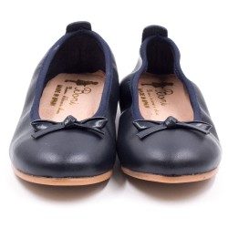 Boni Ophélie - girl navy flat shoes - 