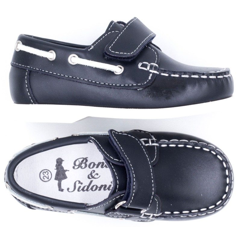 Boni Boat, baby boat shoes leather mocassins  - 