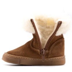 Boni Mini-Dolly - Brown Baby Woollen Boots