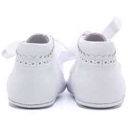 Boni Edouard - chausson blanc bébé