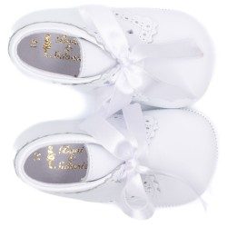 schoenen feestje - Boni Edouard - baby witte slipper - 