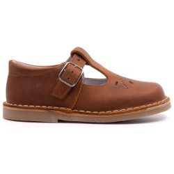 copy of Boni Henry - T bar shoes - Brown Leather