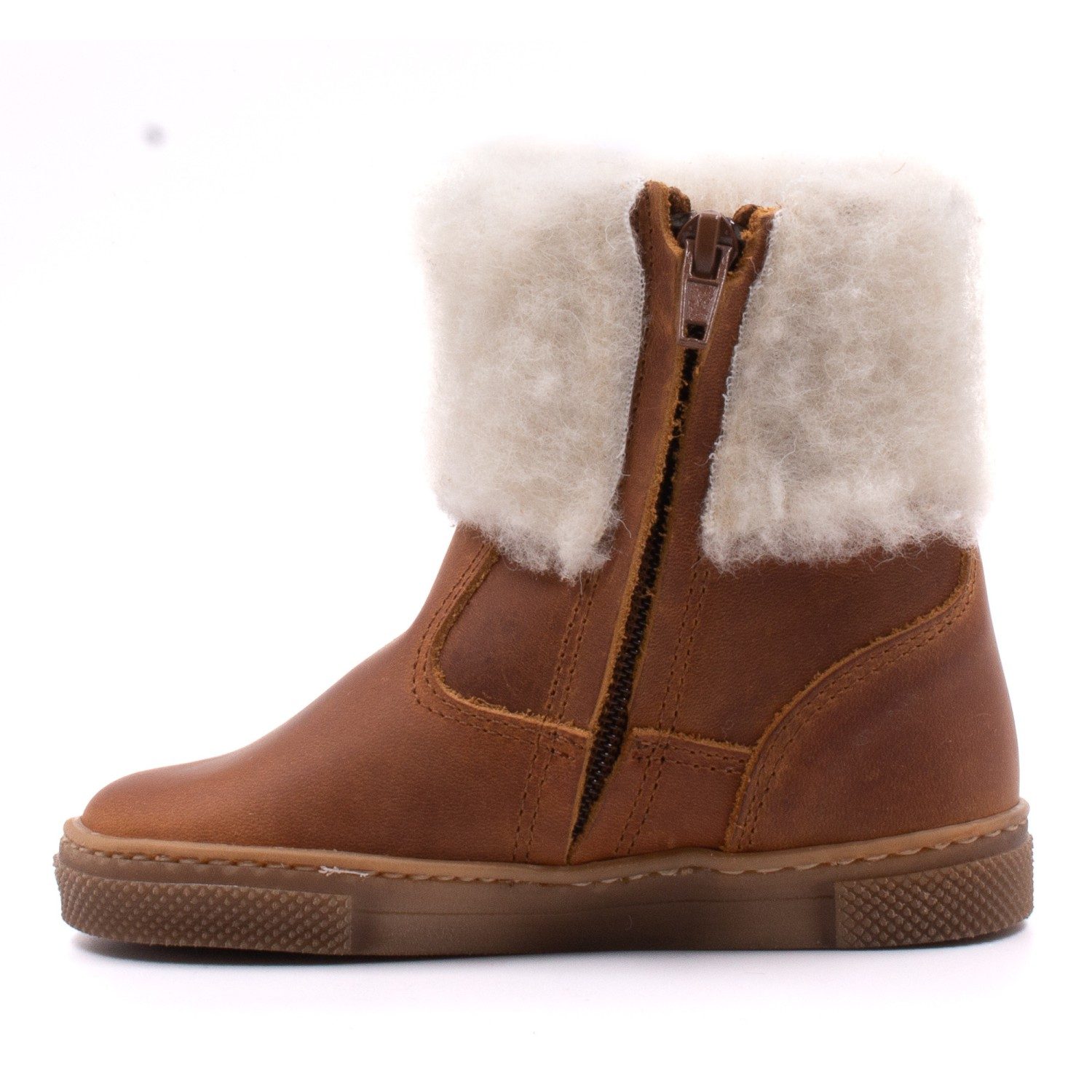 Brown Woollen Boots - Boni Dolly